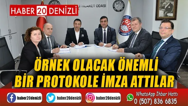 Örnek Olacak Önemli Bir Protokole İmza Attılar