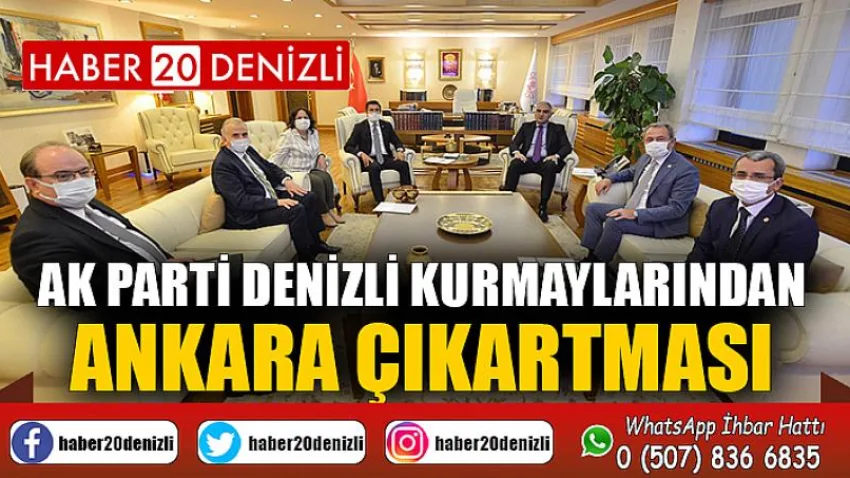 AK Parti Denizli Kurmaylarından Ankara Çıkartması