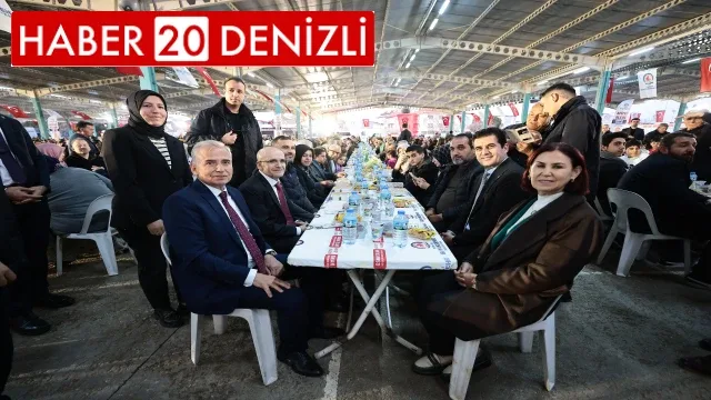 Bakan Şimşek, Denizli Büyükşehrin iftarına konuk oldu