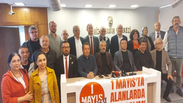 1 Mayıs için Alanlardayız