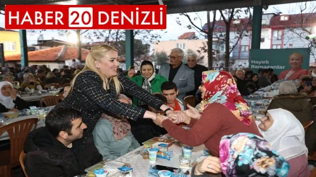 Merkezefendi Belediyesi ilk iftar sofrasını İlbade Mahallesi’nde kurdu.