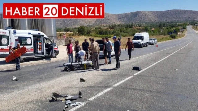 Dikkatsiz sürücü ölümden döndü