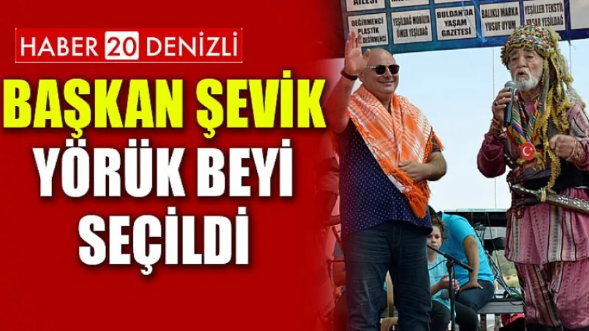 Başkan Şevik, Yörük Beyi seçildi