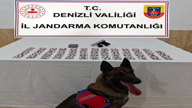 Denizli'de uyuşturucu taciri 2 kişi yakalandı