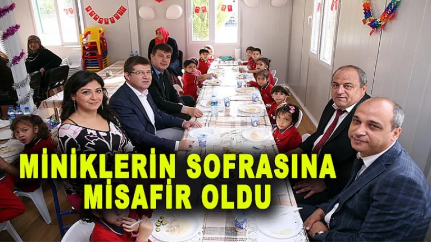 Miniklerin Sofrasına Misafir Oldu