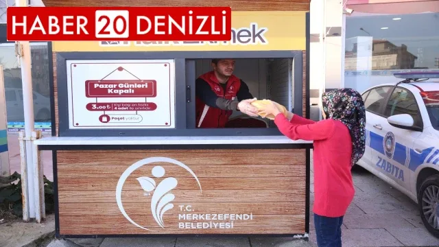 Merkezefendi Halk Ekmek büfe sayısı 14’e yükseldi