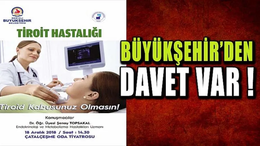 Büyükşehir'den Davet Var !