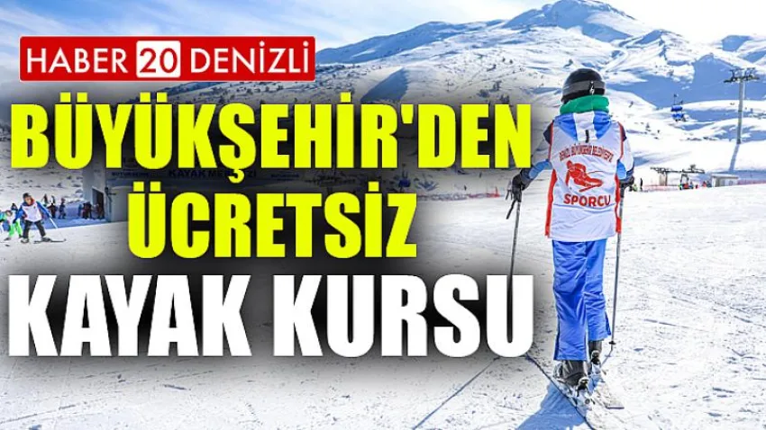 Büyükşehir'den ücretsiz kayak kursu