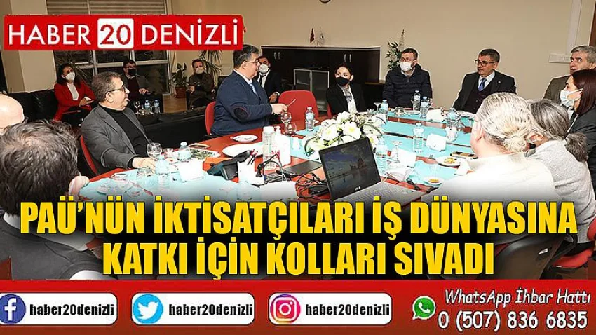 PAÜ’nün iktisatçıları iş dünyasına katkı için kolları sıvadı