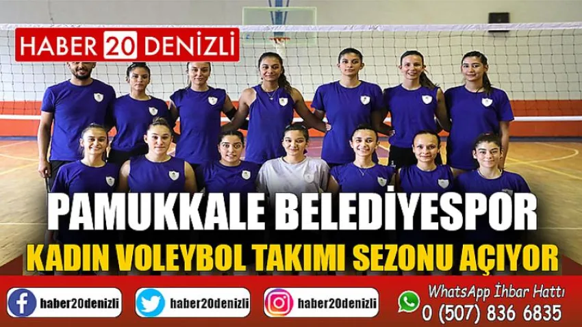 Pamukkale Belediyespor Kadın Voleybol Takımı Sezonu Açıyor