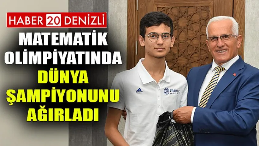 Matematik Olimpiyatında Dünya Şampiyonunu Ağırladı