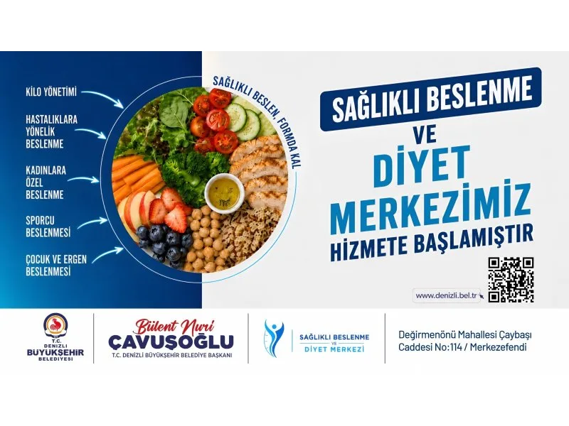 Denizli Büyükşehir’den ücretsiz diyetisyen hizmeti