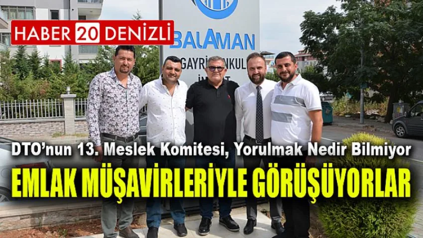 Emlak Müşavirleriyle Görüşüyorlar