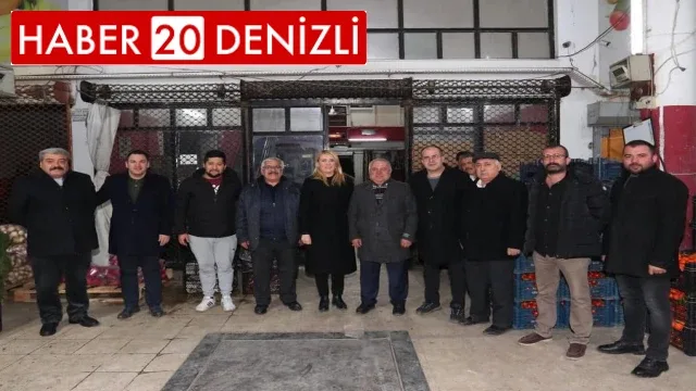 Başkan Doğan’dan Hal Esnafına Ziyaret