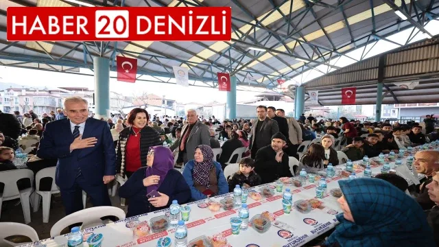 Büyükşehirin iftar sofrası Anafartalar’da kuruldu