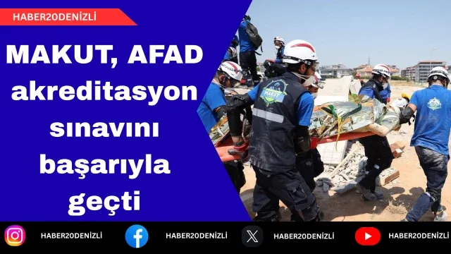 MAKUT, AFAD akreditasyon sınavını başarıyla geçti