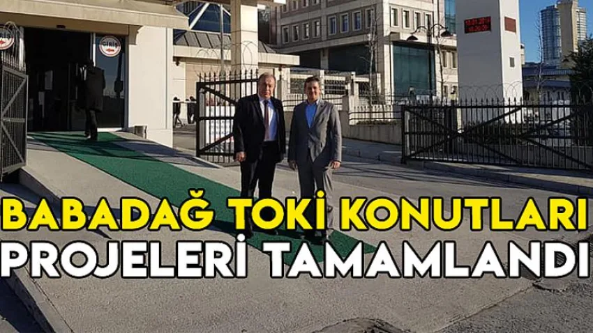 Babadağ TOKİ Konutları Projeleri Tamamlandı