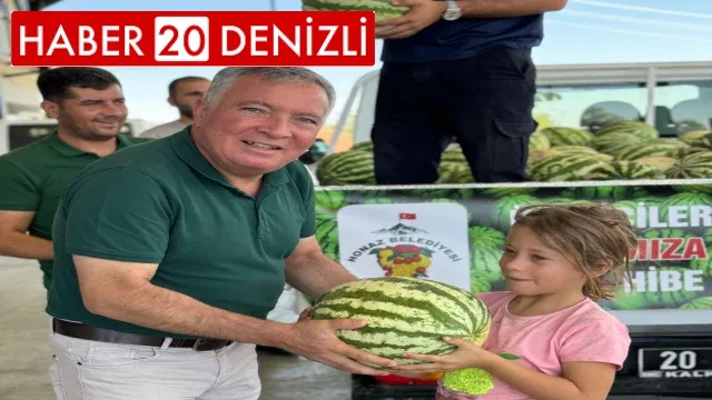 Honaz Belediyesi hem üreticiyi hem de vatandaşı sevindirdi