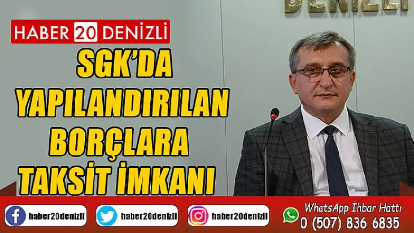 SGK’da yapılandırılan borçlara taksit imkanı