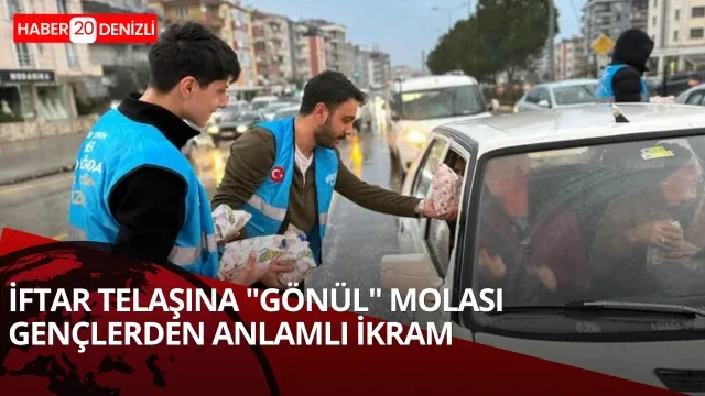 İftar Telaşına "Gönül" Molası: Gençlerden Anlamlı İkram