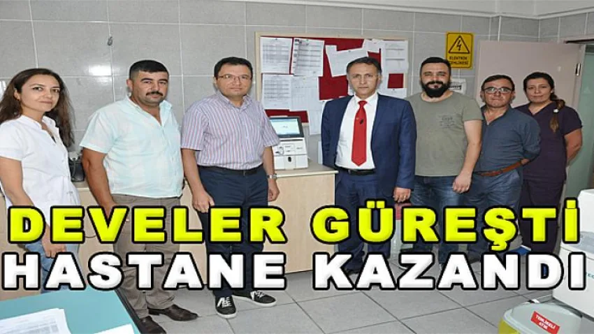 Develer Güreşti Hastane Kazandı