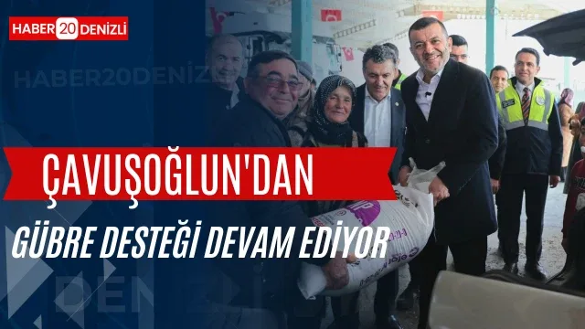 Denizli Büyükşehir’den üreticiye 2 milyon kiloluk gübre desteği
