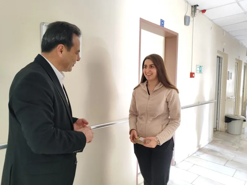 Başkan Sağınç'' İyi ki varsınız, her zaman başımızın tacısınız''