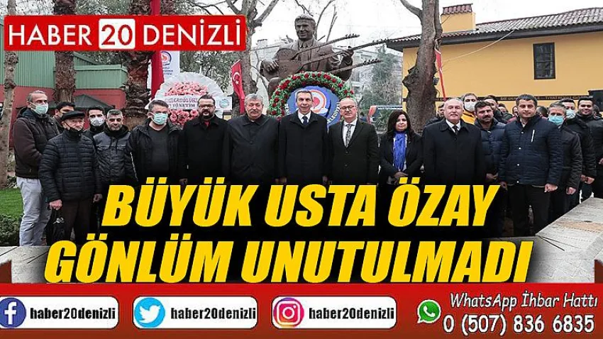 Büyük usta Özay Gönlüm unutulmadı