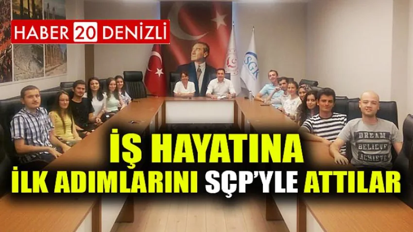 İş Hayatına İlk Adımlarını Sçp’yle Attılar