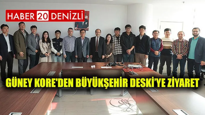 Güney Kore'den Büyükşehir DESKİ’ye ziyaret