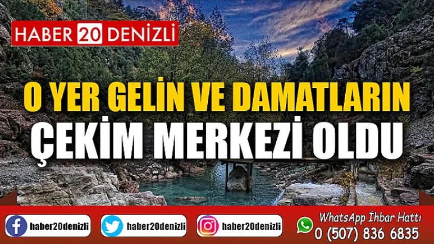 O Yer Gelin ve Damatların Çekim Merkezi Oldu