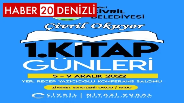 Çivril'de 1. Kitap Günleri başlıyor