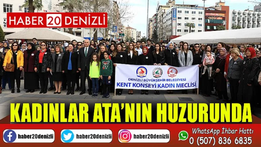 Kadınlar Ata’nın huzurunda