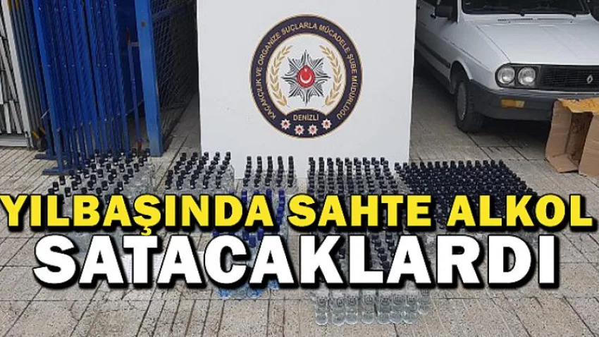 Yılbaşında Sahte Alkol Satacaklardı