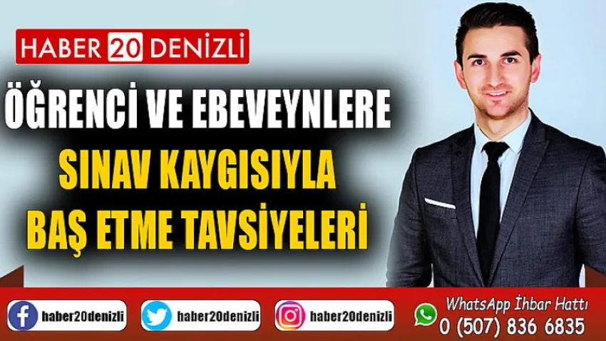 Psikolojik Danışman Paşayev’den öğrenci ve ebeveynlere sınav kaygısıyla baş etme tavsiyeleri