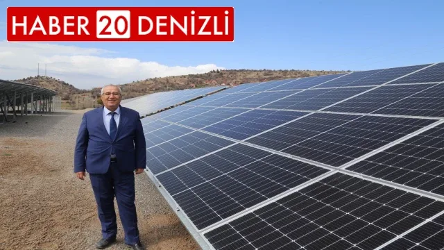 Çameli Belediyesi’nin ilk güneş enerji santrali hizmete açıldı