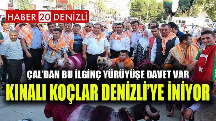Kınalı Koçlar Denizli’ye İniyor