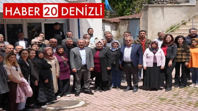 Milletvekili Şahin Tin, 28 Mayıs için Denizli’yi karış karış gezmeyi sürdürüyor