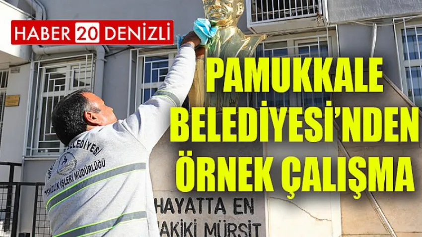 Pamukkale Belediyesi’nden Örnek Çalışma