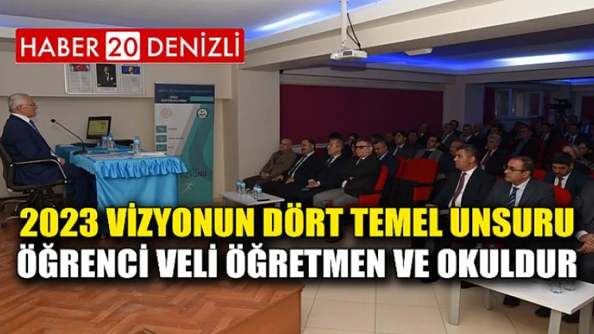 2023 Vizyonun Dört Temel Unsuru....