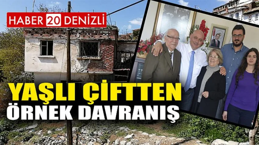 Yaşlı Çiftten Örnek Davranış