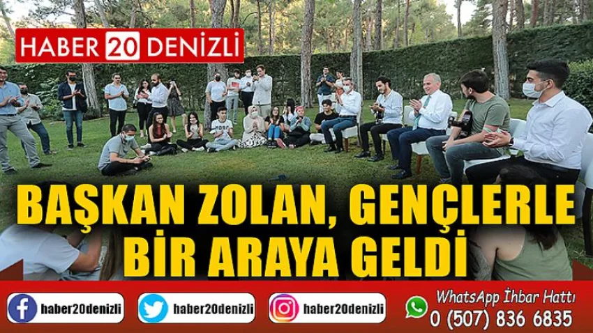 Başkan Zolan, gençlerle bir araya geldi