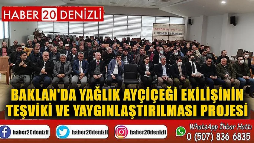 BAKLAN'da YAĞLIK AYÇİÇEĞİ EKİLİŞİNİN TEŞVİKİ VE YAYGINLAŞTIRILMASI PROJESİ