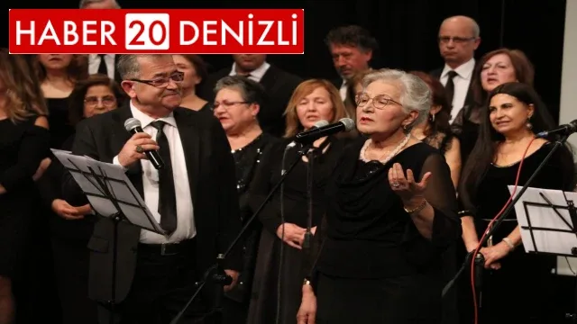 Sarayköy’de Türk Sanat Müziği Korosundan anlamlı konser