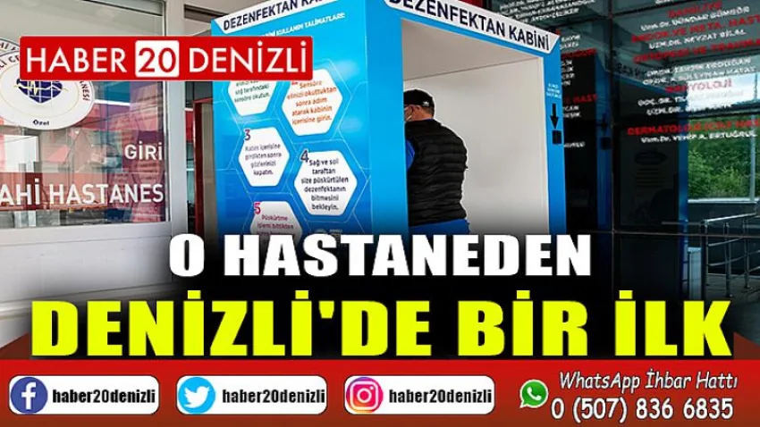 O hastaneden Denizli'de bir ilk