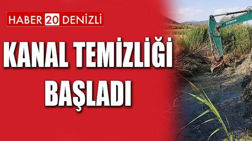Kanal Temizliği Başladı