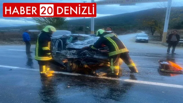 Otomobil kamyonete arkadan çarptı: 1 yaralı