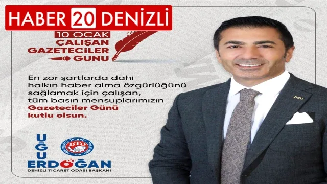 Hayatlarını Mesleklerine Adamış Basın Çalışanlarımızın Günlerini Kutluyorum