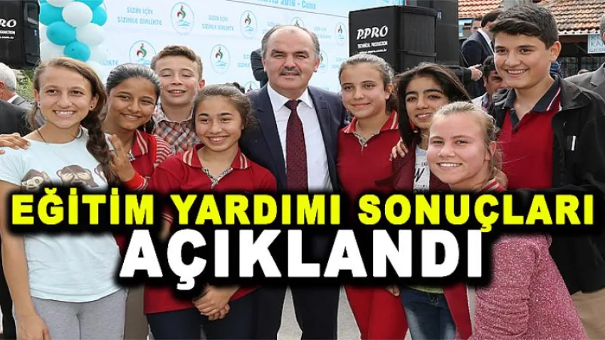 Eğitim Yardımı Sonuçları Açıklandı