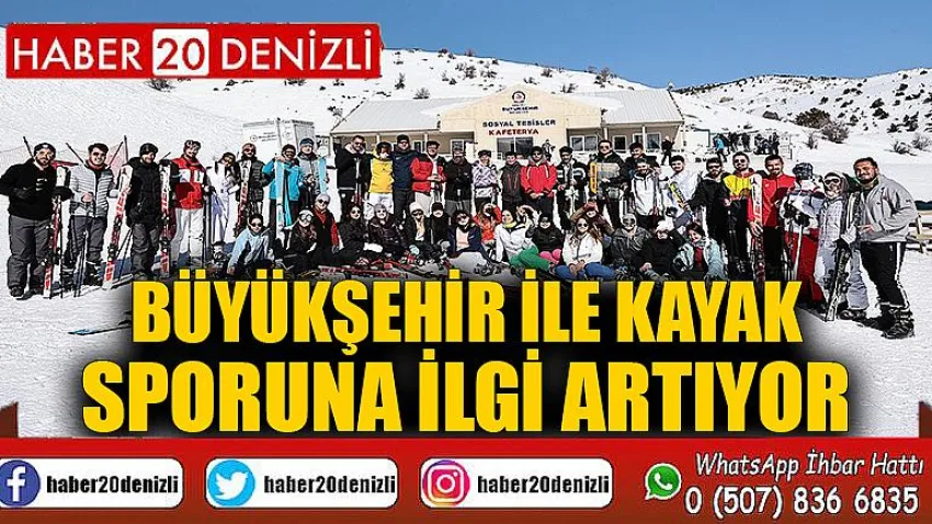 Büyükşehir ile kayak sporuna ilgi artıyor